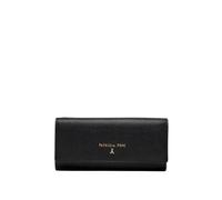 Grained Leather Wallet - female - Patrizia Pepe - Wallets & Cardholders - Black - ONE SIZE - Accessories ONE SIZE