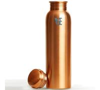 GRAINEX ENGINEER Copper Water Bottle 900ml / 30.4 Oz With Extra Large Leak Proof- An Ayurvedic Pure Vessel for Fitness Sports Yoga and Travelling Drink More Water - Set Of 1