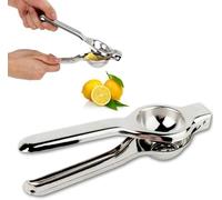 GRAINEX ENGINEER Stainless Steel Hand Press Manual Lemon Squeezer with Bottle Opener, 2 in-1 Squeezer (Opener + Squeezer)