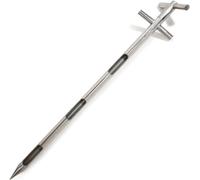 Grains Powder Sampler, Stainless Steel Sampling Powder, Rotation Handle Pointed Design, Sampling Probe 32mm (1m*3slots), for Taking The Grain Size of Rice and Corn.