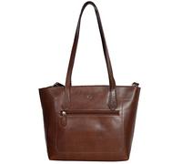 Grains & Tan Real Leather Crossbody Handbag for Women Classic Handcrafted Travel Clutch Designer Tote Soft Shoulder Purse Bag For Ladies Pure Adjustable Strap Girls Multiple Pockets-Brown