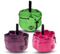 Graintex 18 Pocket Grab Bags Set of 3 Pcs Rip-Stop Canvas, Drawstring Closure, Small Parts Organizer Bag, Small Tools, Screws, Parts, Parachute Tool Bag, Parachute Tool Organizer for Essential Items