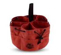 Graintex 18 Pockets Grab Bag Rip-stop Canvas Drawstring Closure, Small Part Organizer Pouch, Small Tools, Screws, Parts, Parachute Tool Bag for Efficient Storage to Essential Items at Job Site or Home
