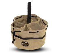 Graintex 18 Pockets Grab Bag Rip-stop Canvas Drawstring Closure, Small Part Organizer Pouch, Small Tools, Screws, Parts, Parachute Tool Bag for Efficient Storage to Essential Items at Job Site or Home