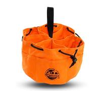 Graintex 18 Pockets Grab Bag Rip-stop Canvas Drawstring Closure, Small Parts Organizer, Small Tools, Screws, Parts, Parachute Tool Bag for Efficient Storage to Essential Items (Orange)