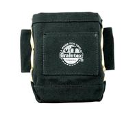 Graintex CB2636 :: Nut & Bolt Bag Heavy Duty Black Color Canvas Tunnel Loop for Belt for Ironworker