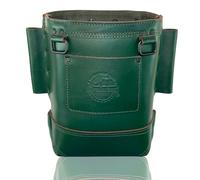 Graintex Nut & Bolt Bag Ambassador Series, Top Grain Leather, Tool Bag, Tool Belt for Ironworker Tools, Durable and Versatile Nut & Bolt Organizer for Professional Use (Emerald Green)