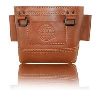 Graintex Nut & Bolt Bag Small Size, Ambassador Series, Top Grain Leather, Tool Bag, Tool Belt for Ironworker Tools, Durable and Versatile Nut & Bolt Organizer for Professional Use