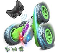 Gralal 4WD RC Stunt Car Toys for 3-10 Year Old Boys Gifts, 360° Flip 2.4GHz Remote Control Cars with LED Lights, Kids Boys Outdoor Garden Toys Age 3 4 5 6+