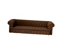 Gralara 1:12 Scale Dollhouse Sofa Accessory Scene Layout Soft Color Easy Installation Craft Living Room Furniture Model Ornament, Coffee