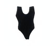Gralara 1/12 Scale Single-Piece Swimsuit High-Leg Cut Female Action Figure Bodysuit Sleeveless 6 Inch Figure Swimsuit for Customizers, Hobbyists, Black