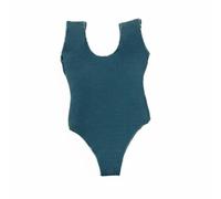 Gralara 1/12 Scale Single-Piece Swimsuit High-Leg Cut Female Action Figure Bodysuit Sleeveless 6 Inch Figure Swimsuit for Customizers, Hobbyists, Dark Blue