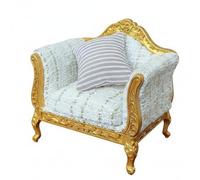 Gralara 1:12 Scale Sofa Cushion Included Miniature Living Room Sofa Realistic Stitching Dollhouse Couch Set