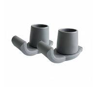Gralara 2 Pieces Assistive Device Ski Sliders Walk Smoothly Assistive Device Feet Gliders Easy to Install Mobility Aid Accessory for Seniors, Gray
