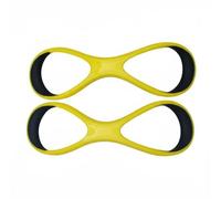 Gralara 2 Pieces High Elbow Improves Stroke Skill Figure Eight Swim Ergonomic Design Swimming Arm Posture for Swimmers, Kids, Pool, Yellow With Black Accents, L, Adult