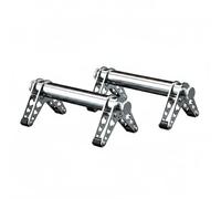 Gralara 2 Pieces Push elevated Handles Wrist Comfort Upper-Body Press Bar Stable Parallel Stands for Men, Training, Standard