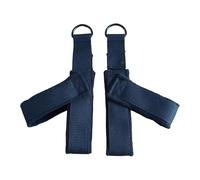 Gralara 2Pcs Pilates Double Loop Straps for Reformer Padded Arms Legs Gymnastics Nonslip