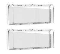Gralara 2X Waterproof Outlet Covers Protector Socket Boxes Socket Waterproof Boxes for Home, Clear