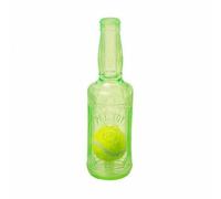 Gralara 3 Pieces Interactive Squeaky Ball for Dogs with Internal Sound Device Transparent Bottle Shaped Toy Featuring A Visible Rolling Ball ETPU Material for, 5 Pcs