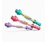 Gralara 3 Pieces Water toy with Rotatable Nozzle 2-in-1 Pump Action Water Squirter Multi-Hole Toy for Backyard Games, 1 Purple + 1 Pink + 1 Blue