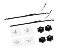 Gralara 4 Pieces TV Secure Straps Adjustable Strap Anchors Kit Child Protectors Polyester Anti Tip Function Suitable for Living Rooms Bedrooms, 2PCS