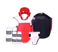 Gralara 5Pcs Taekwondo Gear, Thickened Chest Pad for Muay Thai Sparring, L