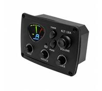 Gralara Acoustic Pickup Preamp with Built in Tuner Volume Control and Phase Switch for Amplified Tone at Practice Shows