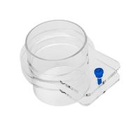 Gralara Acrylic Fish Food Dispenser Transparent Fish Feeding Ring Stable Hanging Feeding Ring for Fish Tank, 90mm