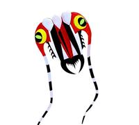 Gralara Animal Kite Soft Kite Easy-Toglide Toy for Kids, Families, Red White