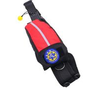 Gralara Assistance Waist Bag Reflective Water Incident Assistance Throw Bag Hands Line for First Responders, Kayakers, Red, 15m