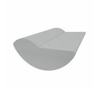 Gralara Balance Board Rocker Block Wobble Foam Construction With Rounded Underside For Stable Steps Suitable for body awareness core control lower body fitness, Gray, Cloud Trainer Gray