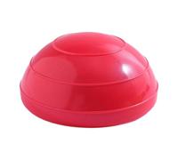 Gralara Balance Hedgehog Hemisphere Stability Cushion Knobbly Ball Foot Massager Light Hemisphere Made of PVC for Effective Whole Body Training for Fitness An, Red