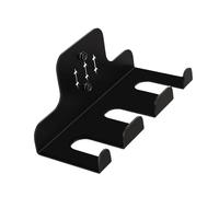 Gralara Barbell Wall Mount, Dumbbell Holder for Wall Mounting with Metal Frame And Practical Slot System for Easy Installation in The Garage, 3 slots