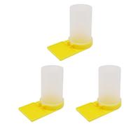 Gralara Bee Feeders Water Feeder Drinking Bowls Wide Feeding Area for Farm Outside Garden, 3 Pieces