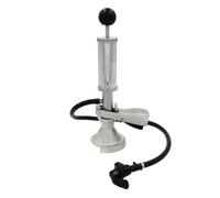 Gralara Beer Pressure Pump Portable Manual Beer Pump Compact, 8 Inch