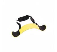 Gralara Bicep Curl Support IsolatorCurved Design Arm Training BoardAdjustable Strap Fitness Equipment , Yellow