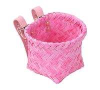 Gralara Bike Accessories: Kids Front Basket with Simple Installation Features, Pink