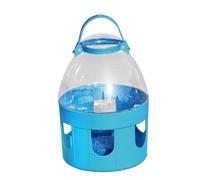 Gralara Bird Cage Feeder Dove Drinker Large Capacity Feeding Tool Water Dispenser for Peacock Pheasants Livestock Pigeons Budgies, 4L