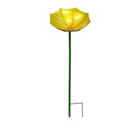Gralara Birdbath, Bee Feeder, Bee Water Bowl, Bird Bath, Patio Stand, Yellow