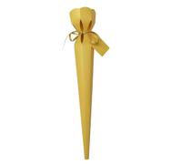 Gralara Bouquet Wrapping Paper Single Box Holder Wrapper Sleeve Floral Packaging Petal Top Pearlescent Finish Suitable for gift giving weddings graduations educator's day events, Gold