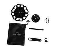 Gralara Camping Lantern Stand, Camping Bowl Tray for on The Go, Outdoor Grilling