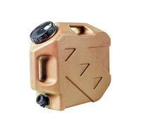 Gralara Camping Water Container, Portable Drinking Water Storage Canister with Dispenser Tap And Comfortable Handling, Made of PP And PE Material with Sealed, Khaki