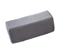 Gralara Chair Armrest Cushion, Elbow Support, Thick Foam and Polyester, Adjustable Strap, Stable, Non-Slip Pad, Suitable for Home and Office Use, Light Gray