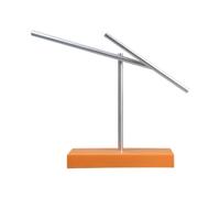 Gralara Chaotic As A Decorative Object And Physics Model. A Ball Pendulum Made of Stainless Steel with Continuous Rotation for The Study And Living Room. Heig, Orange Yellow