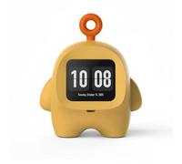 Gralara Children Learning Device Robot Toy With Voice Interaction Desk Assistant AI Helper Build suitable for study time bedtime routines daily schedules, Yellow