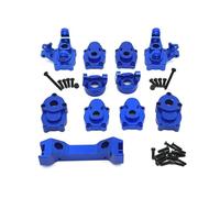 Gralara Children Play Vehicle Rc Steering Cup Set Steering Joint Set Metal Joint Mount Tie Rod Mount Precision Aluminum Alloy Suitable for YK4102 YK4103 YK6101 Repair Backyard Runs, Blue