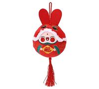 Gralara Chinese Toy Stuffed Animal Doll Cute Soft Pendant Blessing for Home Window Spring Festival Party Decoration