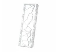 Gralara CNC Aluminum Keyboard Housing Sandblasted Texture Computer Accessory for Enthusiasts, White