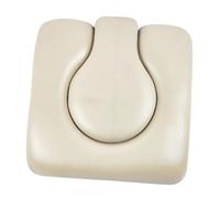 Gralara Commode Seat Cushion Seat Pad Cover Easy Clean,Commode Chair Hole Cover,Toilet Cushion,Sponge Padded for Bedside Commodes, Light Yellow