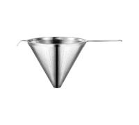 Gralara Conical Kitchen Strainer with Handle Easy to Clean 304 Stainle Steel Filtering Funnel Stainle Steel Strainer Funnel for Everyday Cooking, 20CM, 304 Cone